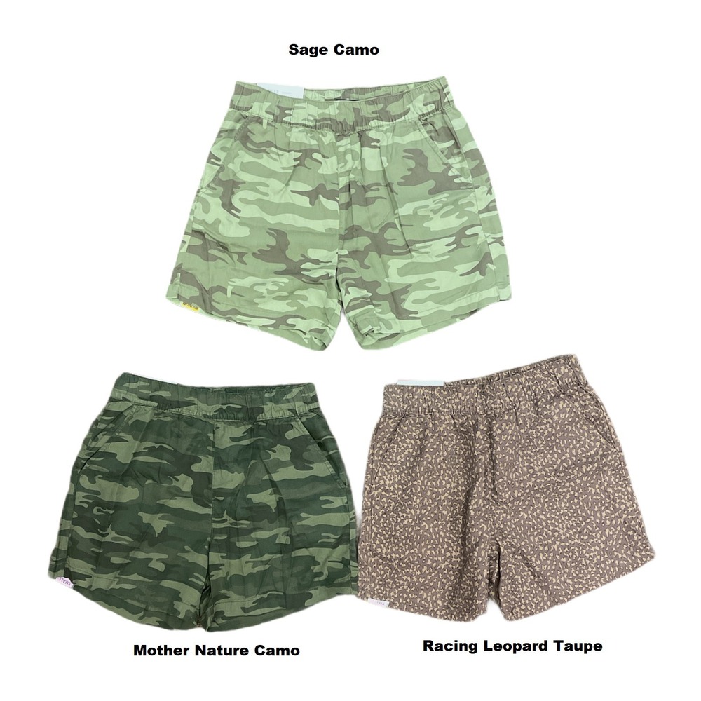 Social Standard By Sanctuary‎ Boardwalk Pull On Short Sage Camo SMALL